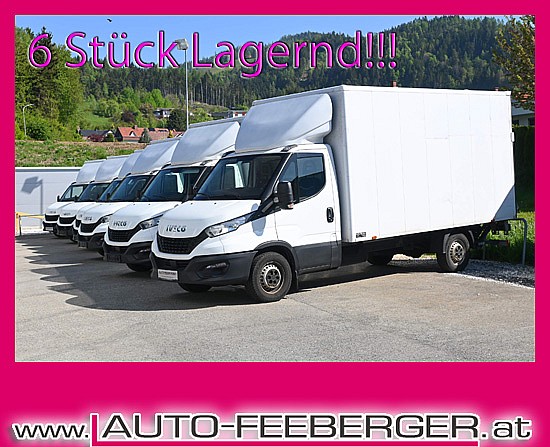 IVECO Daily 35S16 L D 2,3 Koffer Hebebühne 157-PS Netto 22491.- bei Auto Feeberger Fohnsdorf in 